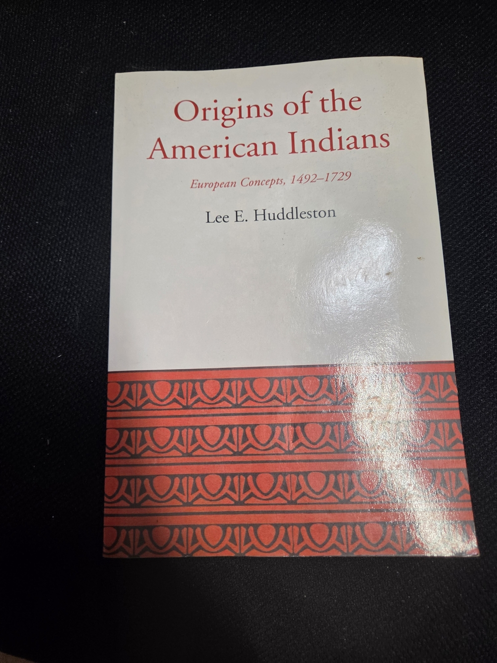 Origins of the American Indians Coffee Table Book - Red / White